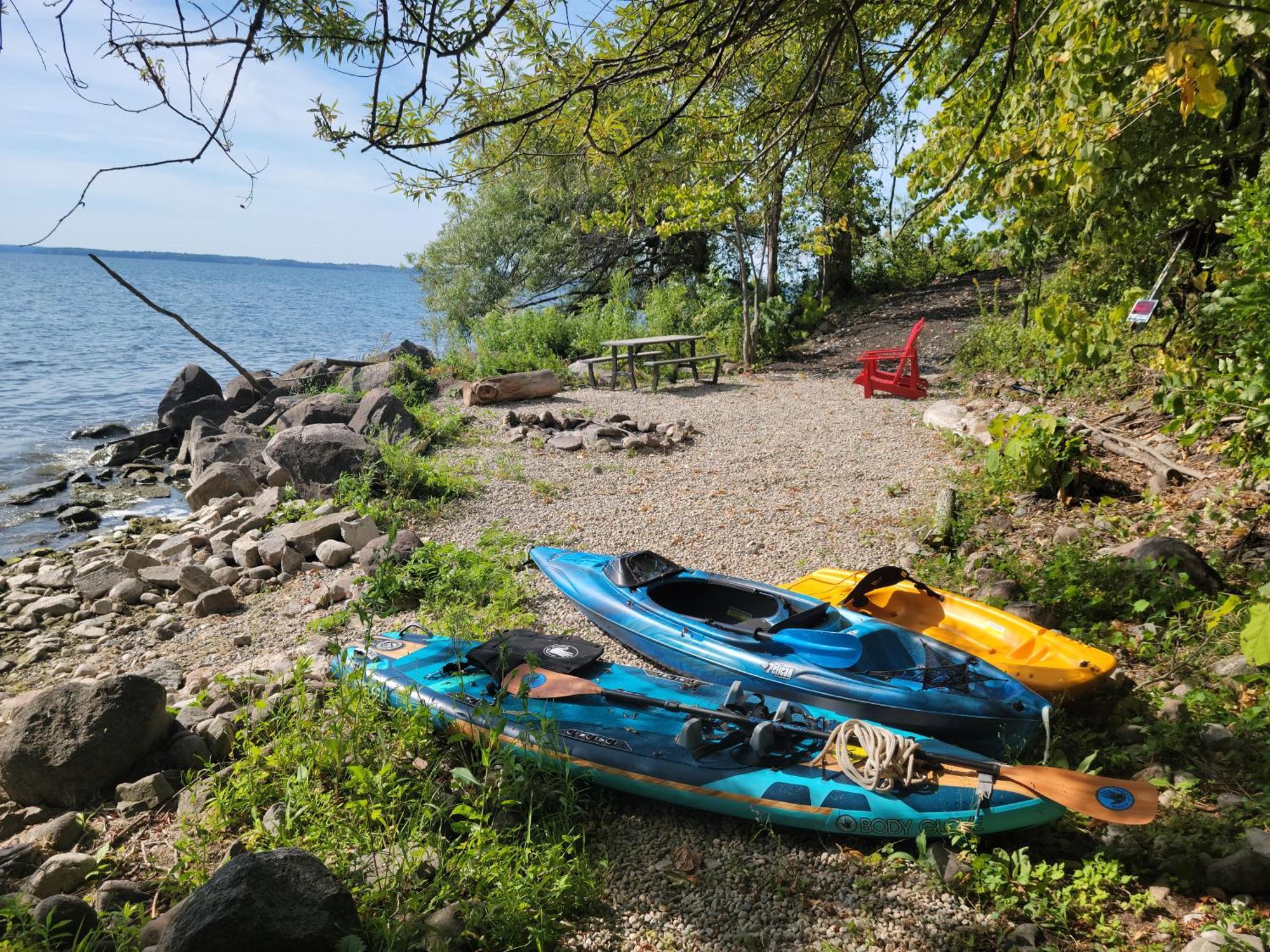 Unique Waterfront House With Private Beach Gananoque Exterior foto